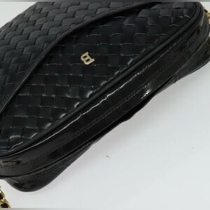 BALLY Quilted Shoulder Bag Crossbody Leather black - Vintage - Limited Edition
